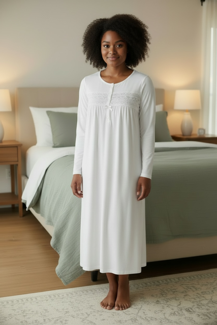 Nightie | April | 100% Cotton Knit