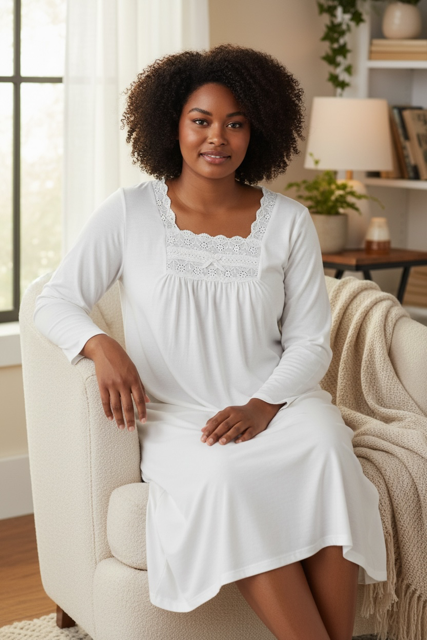 Nightie |Sasha |100% Cotton Knit