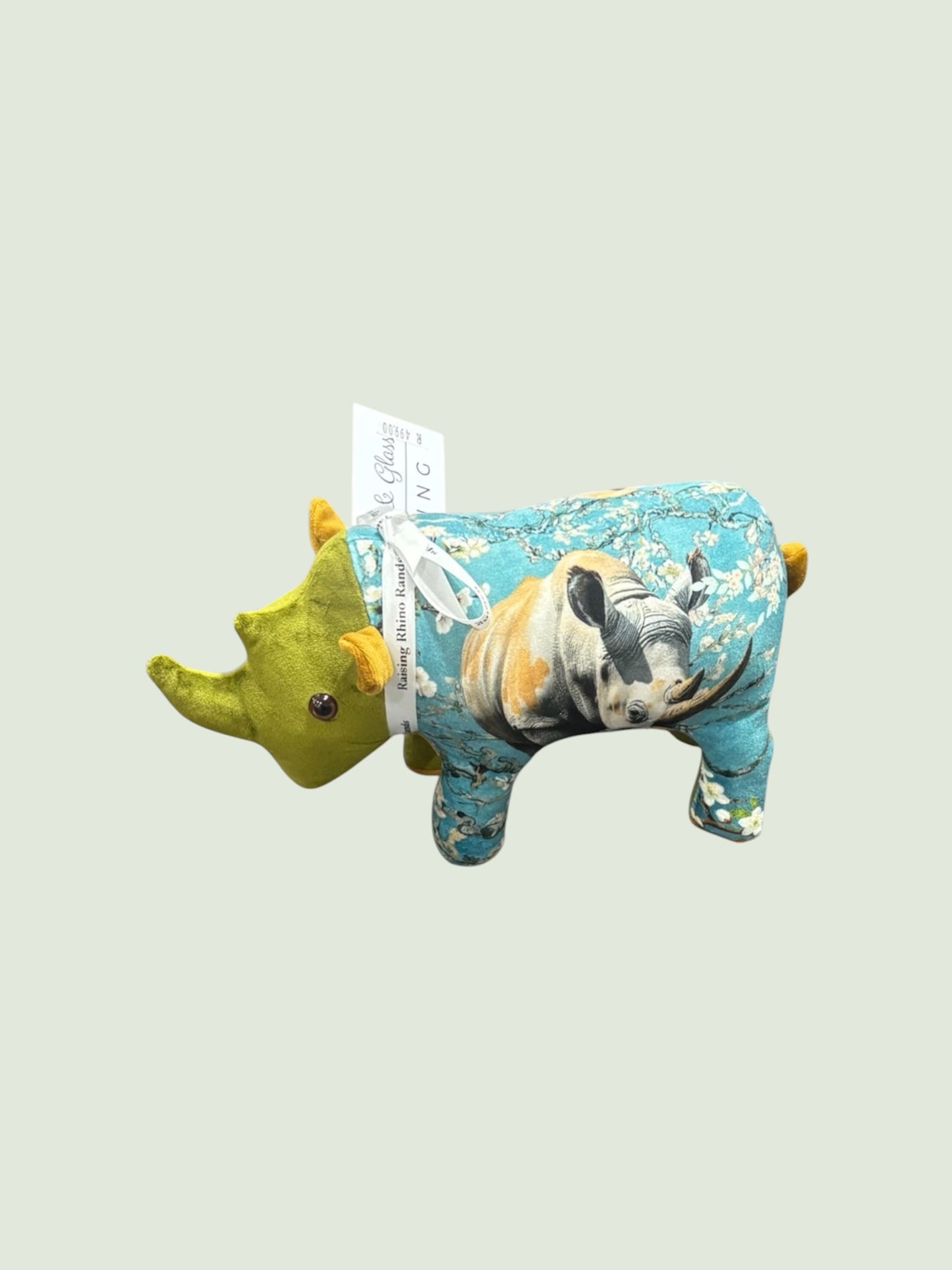 Rhino Small |Ardmore Fabric | 25 x 10 x 15 cm