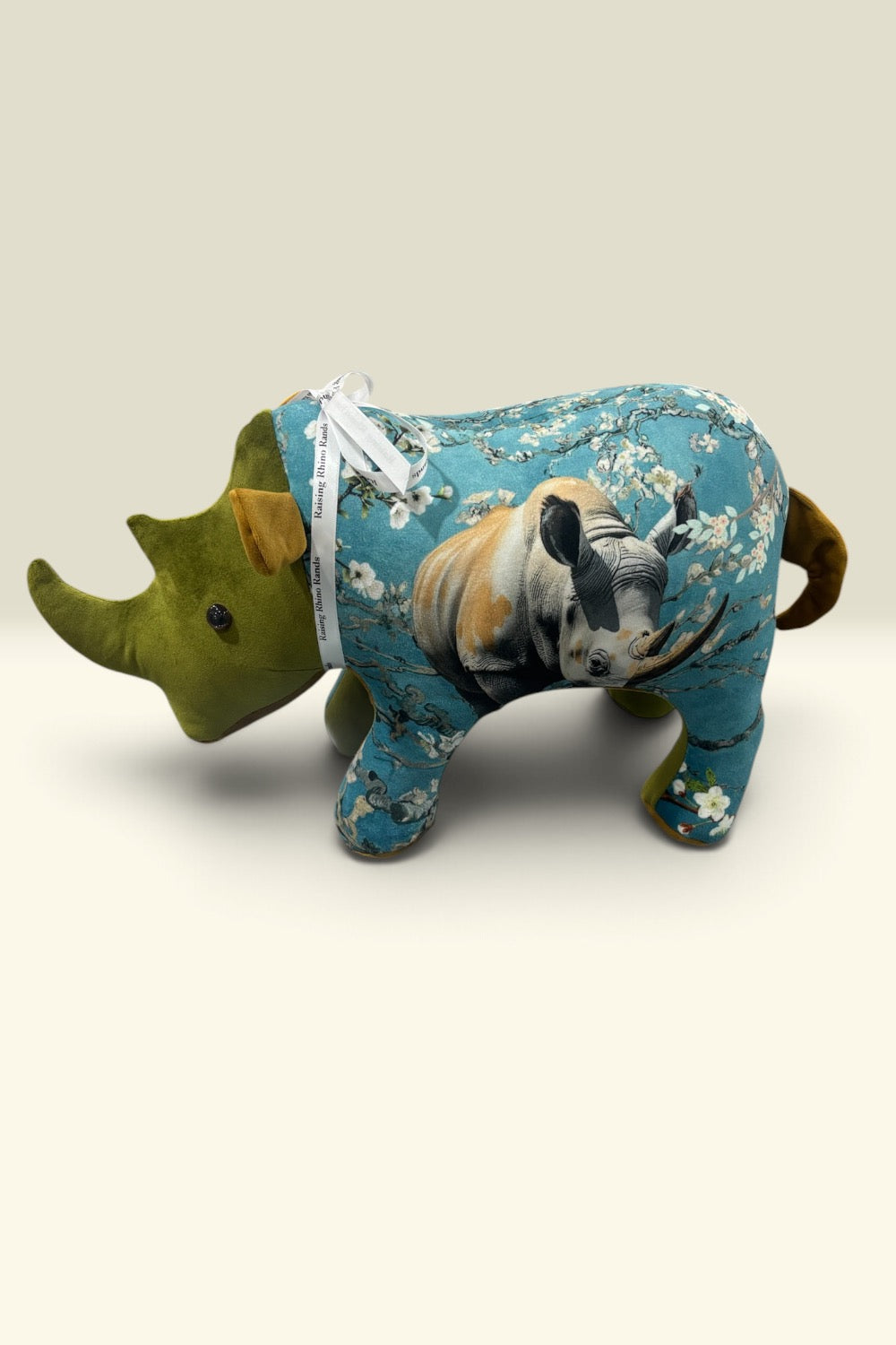 Rhino Medium | Ardmore Fabric 38 x 14 x 24 cm