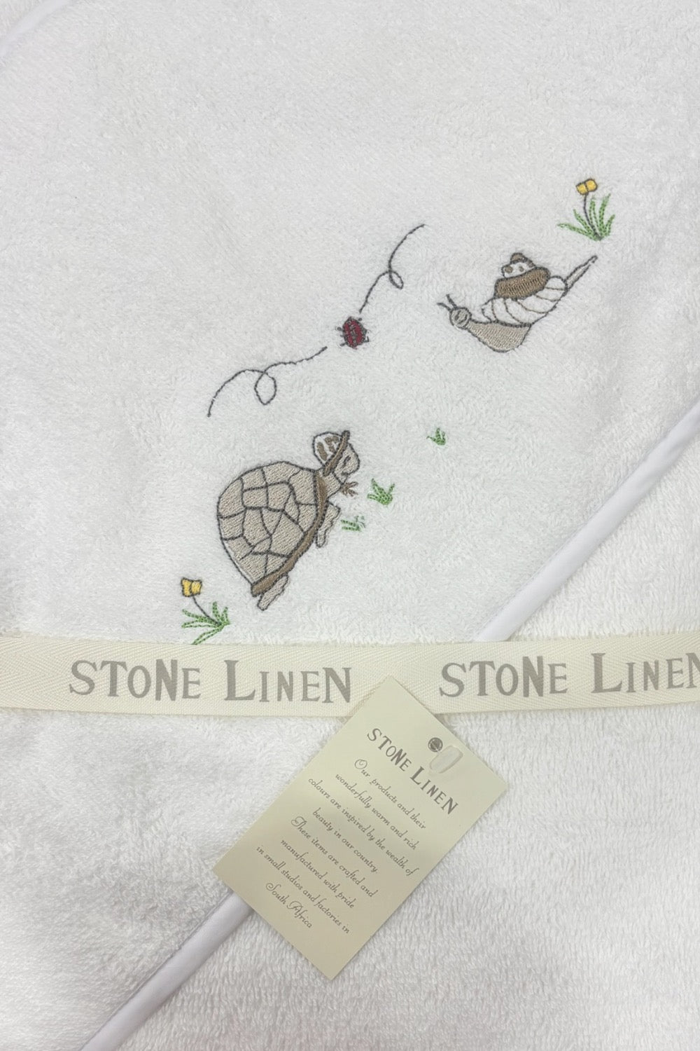 Baby Hooded Cotton Towel | Snail and Tortoise