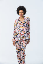 Load image into Gallery viewer, Geometrics Classic Rayon Pjs - Long Sleeve Top &amp; Long Pant

