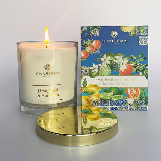 Lime Basil Mandarin Luxury Scented Candle