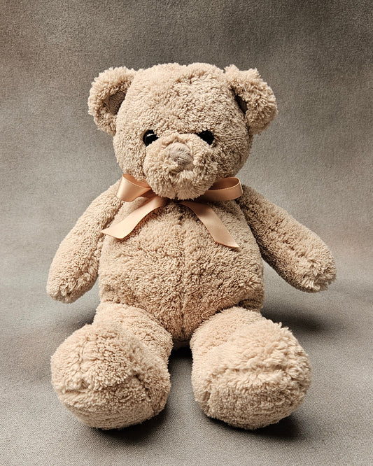 Brown Bear with satin Bow |30cm