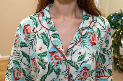 Short Sleeve Sleepshirt | Christmas Fun | 100% Rayon