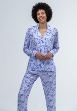 Load image into Gallery viewer, Lilac White Classic Rayon Pjs - Long Sleeve Top &amp; Long Pant
