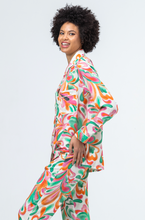 Load image into Gallery viewer, Kaleidoscope Classic Rayon Pjs - Long Sleeve Top &amp; Long Pant
