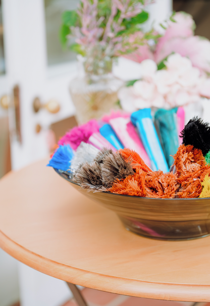 Ostrich Feather Keyrings