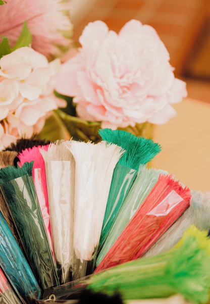 Ostrich Feather Keyrings