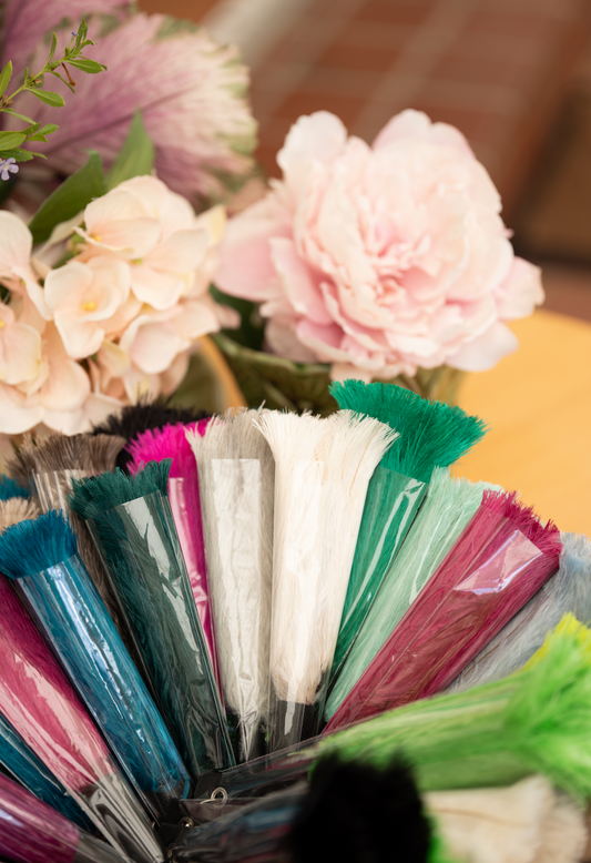 Ostrich Feather Keyrings