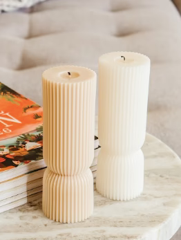 Lumiere  Candle Rayon Pillar  | Tall