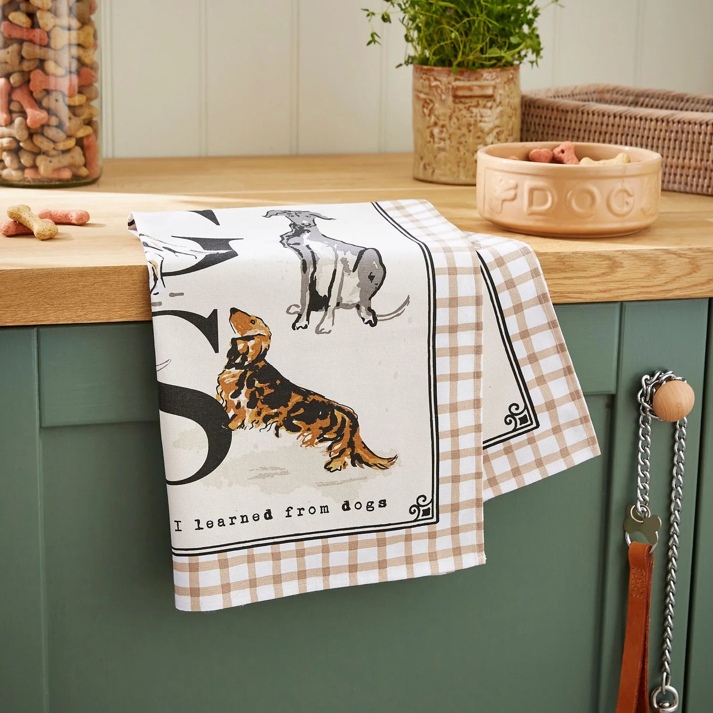 County Dogs Tea Towel