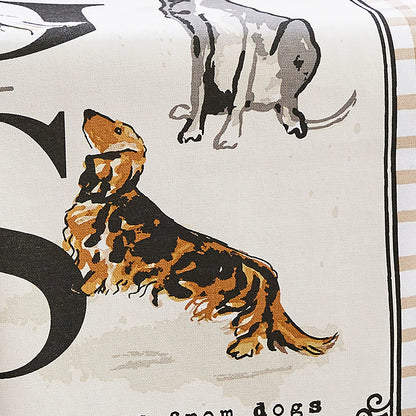 County Dogs Tea Towel