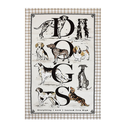 County Dogs Tea Towel