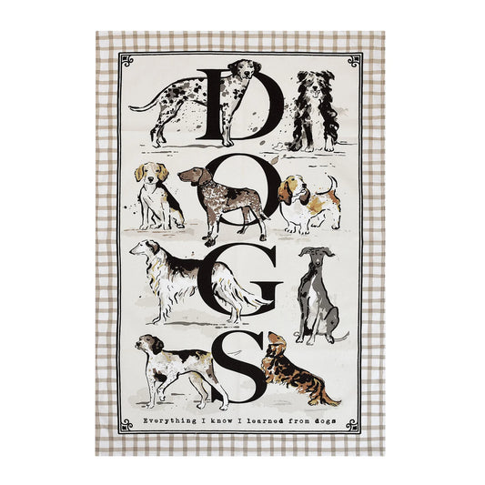 County Dogs Tea Towel