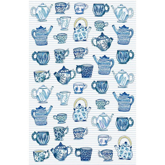 Tea Cups Tea Towel