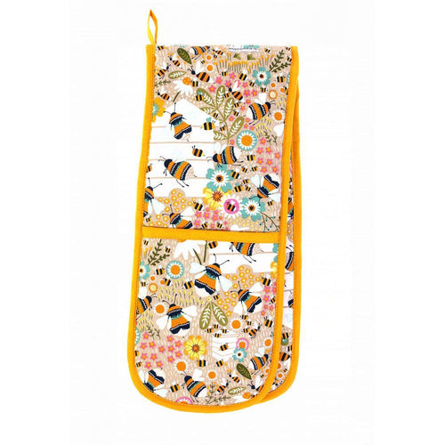 Oven Gloves Linen and Glass