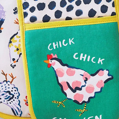 Chic Chicken Double Oven Gloves