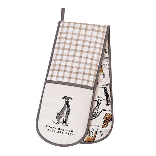 Country Dogs Double Oven Gloves