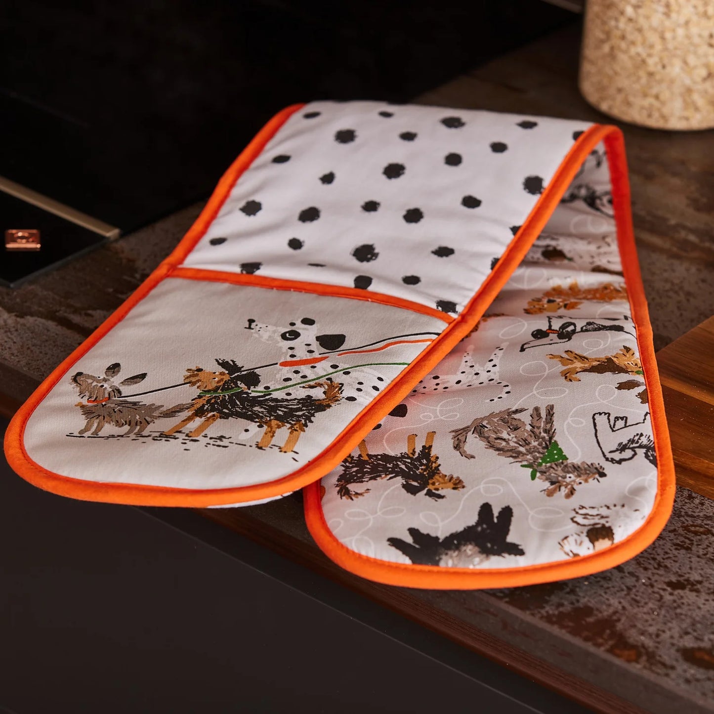 Dogs Days Double Oven Gloves