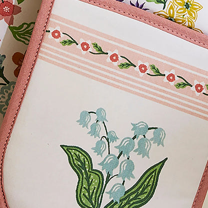 Petals and Prose Double Oven Gloves