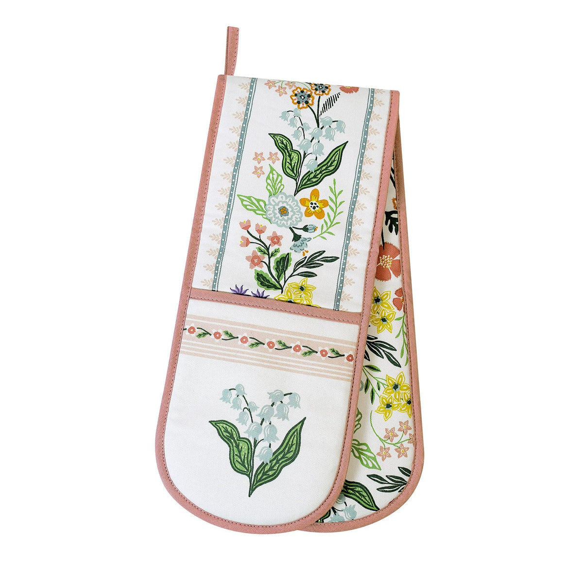 Petals and Prose Double Oven Gloves