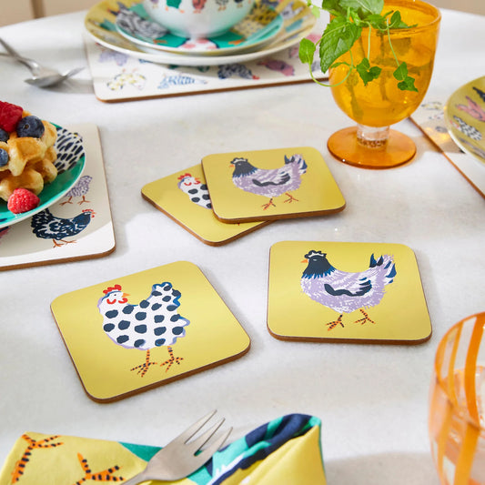 Chic Chicken Coasters
