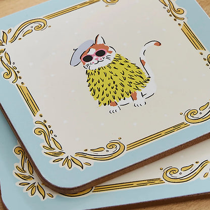 Cool Cat Coasters