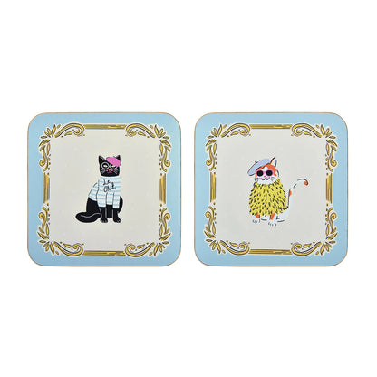 Cool Cat Coasters