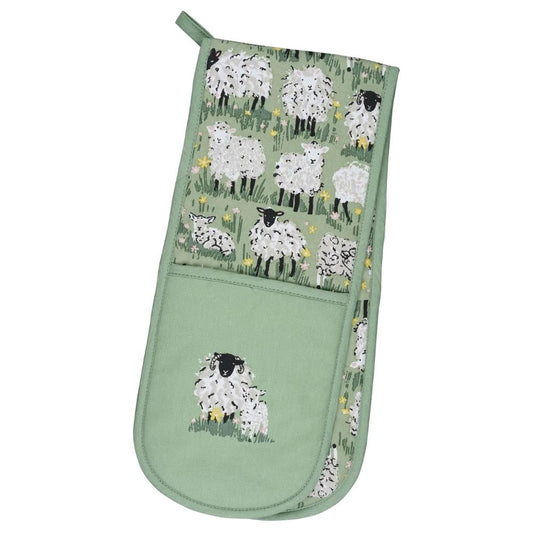 Sheep Double Oven Gloves