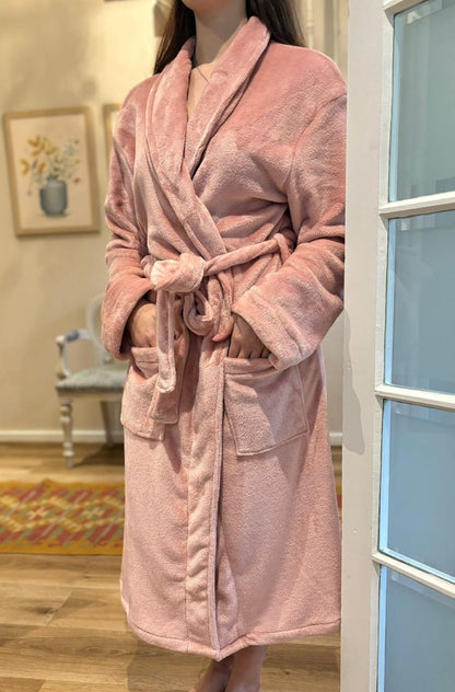 Plush Fleece Gown | Blush Pink