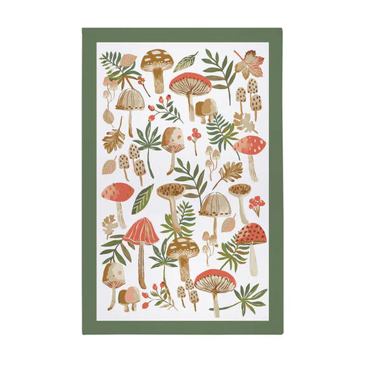 Mushrooms Tea Towel