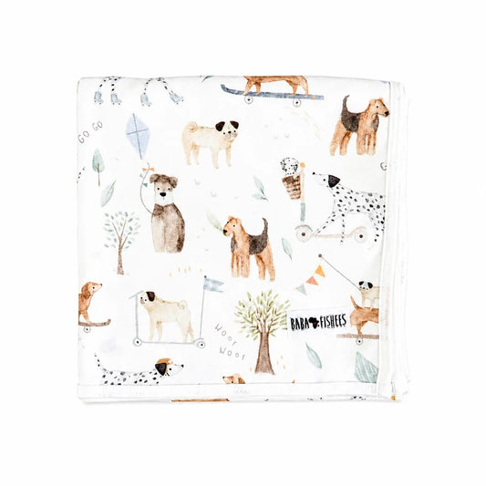 Baby Blanket | Dogs Playground | 100% Cotton