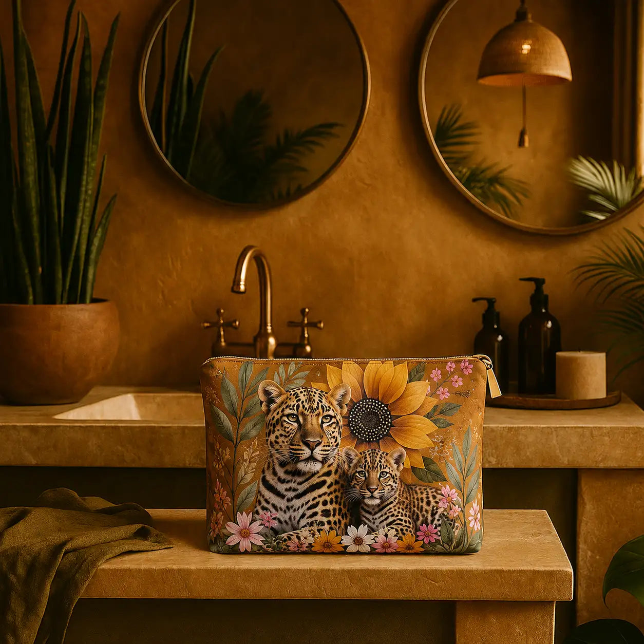 Baby Cheetah | Cosmetic Pouch 16 x 21 cm