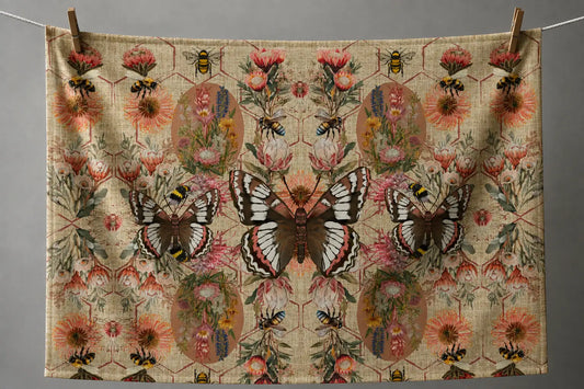 3 Butterflies | Tea Towel 64 x 44 cm