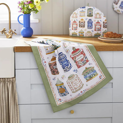 Tea Tins Tea Towel