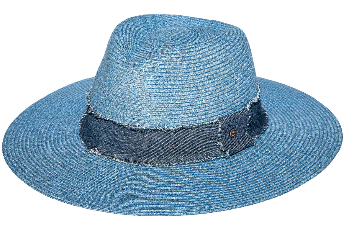 Tau Collection | Azure Fedora Blue Melange