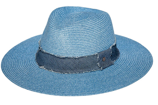 Tau Collection | Azure Fedora Blue Melange