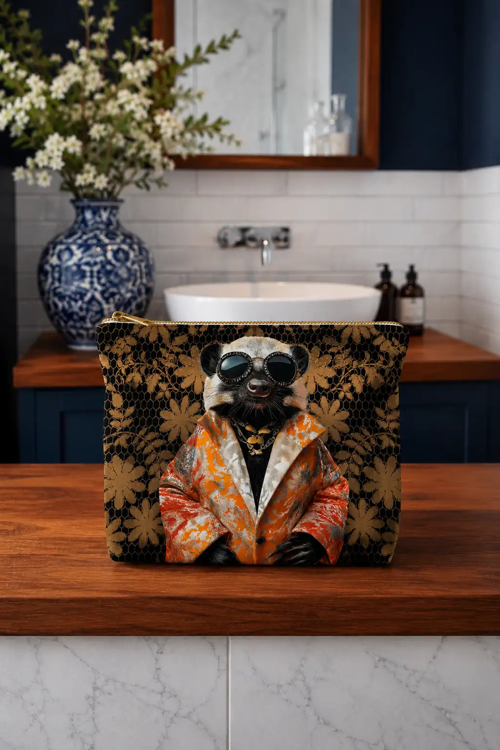 The Tourist Honey Badger | Vanity Bag 26 x 30 cm