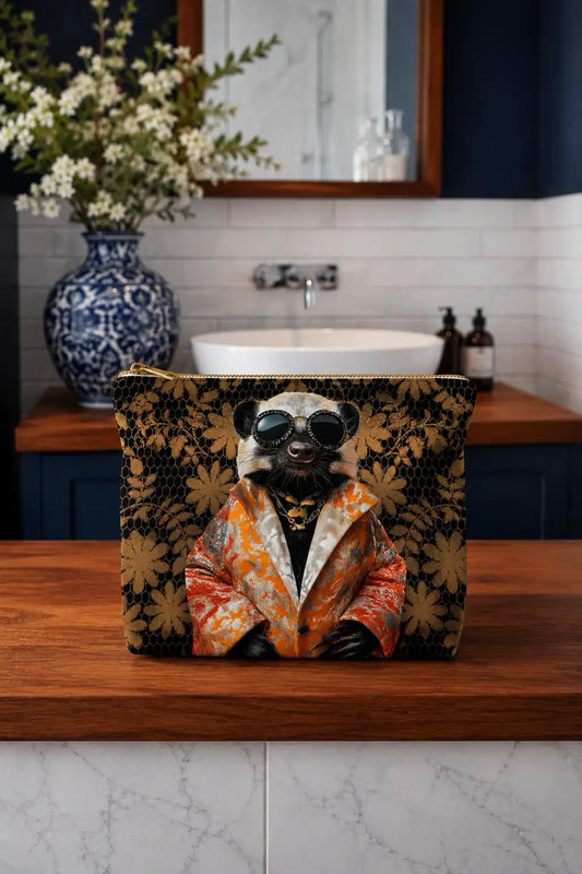The Tourist Honey Badger | Vanity Bag 26 x 30 cm