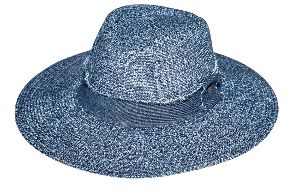 Azure Fedora Navy white