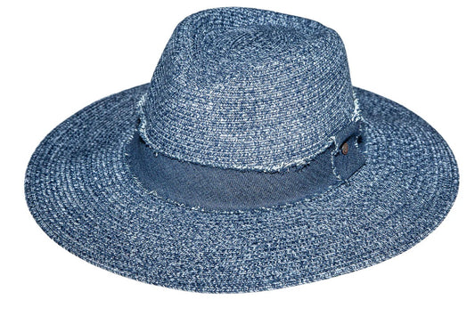 Azure Fedora Navy white