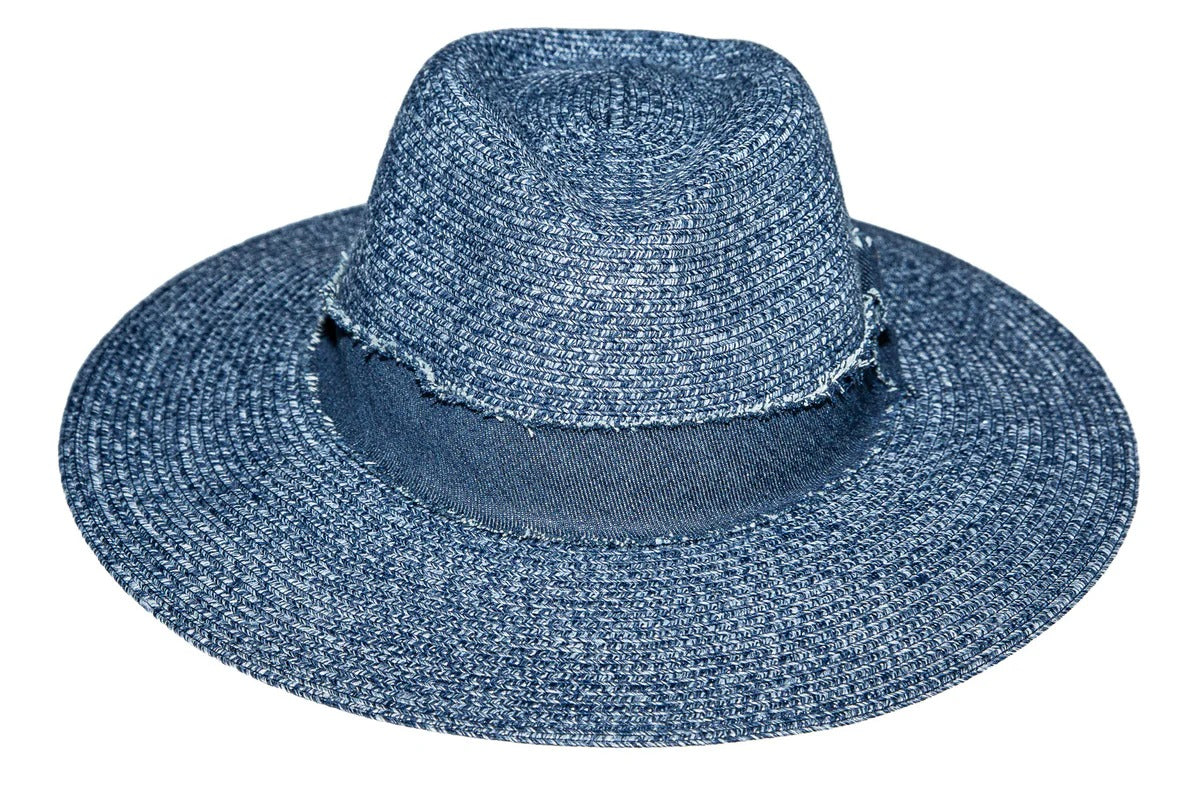 Azure Fedora Navy white