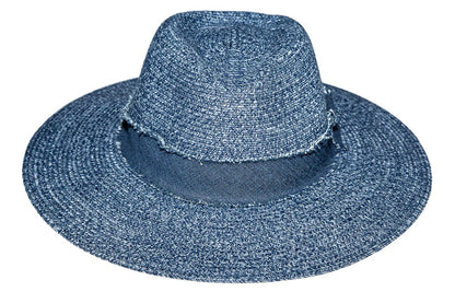Azure Fedora Navy white