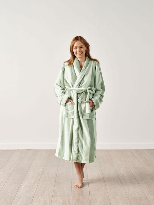 Plush Fleece Gown| Jade
