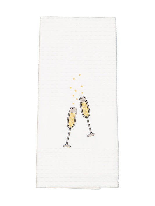 Tea Towel | Champagne Glasses