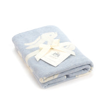 Load image into Gallery viewer, Bashful Blue Bunny Blanket
