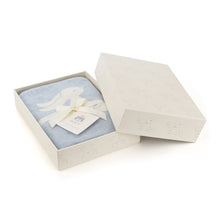 Load image into Gallery viewer, Bashful Blue Bunny Blanket
