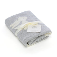Load image into Gallery viewer, Bashful Silver Bunny Blanket
