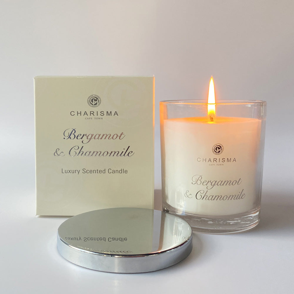 Bergamot and Camomile Luxury Scented Candle